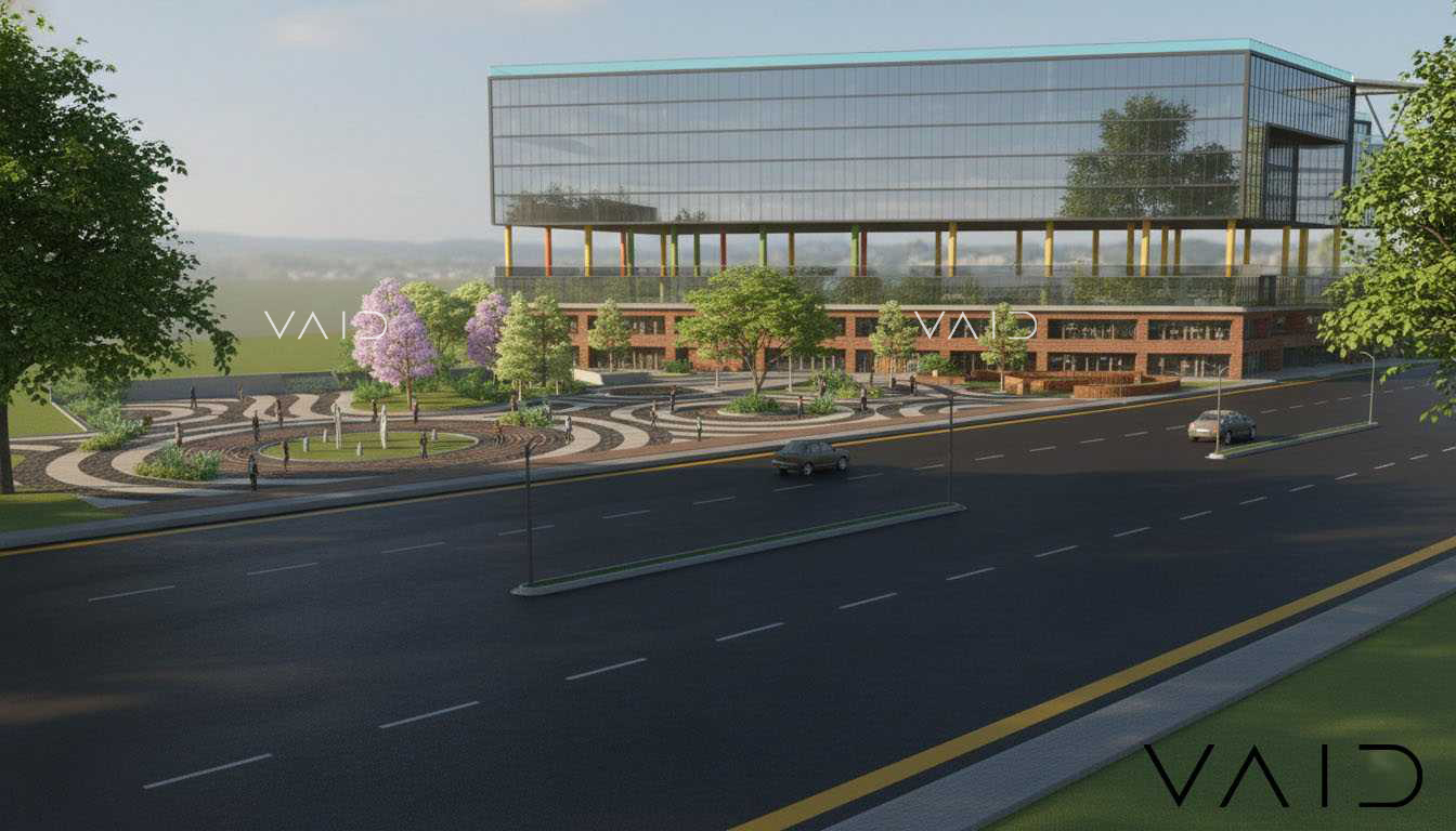 Satya commercial landscape hardscape