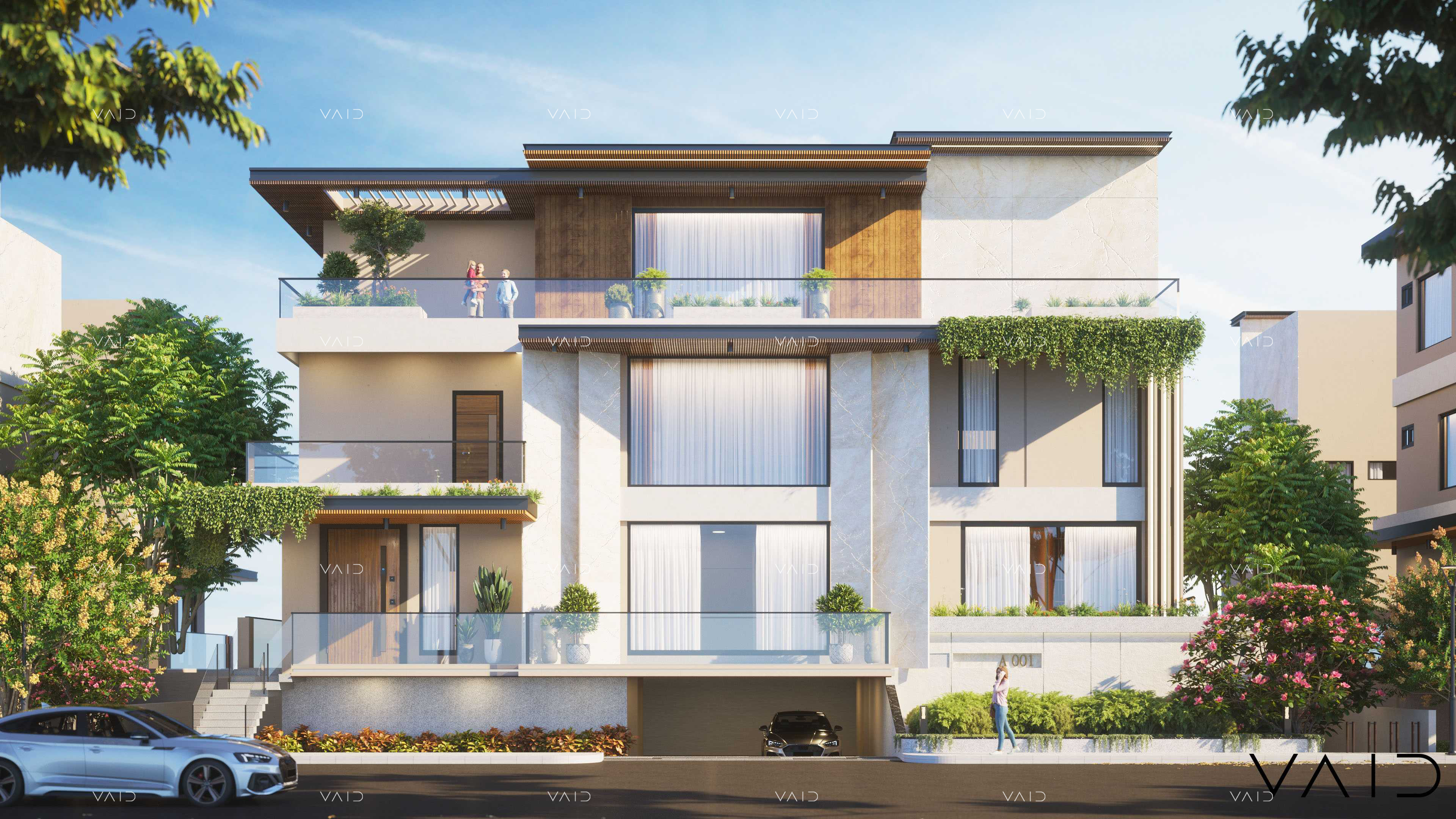 Gated community landscape ARD Villas Kukatpally