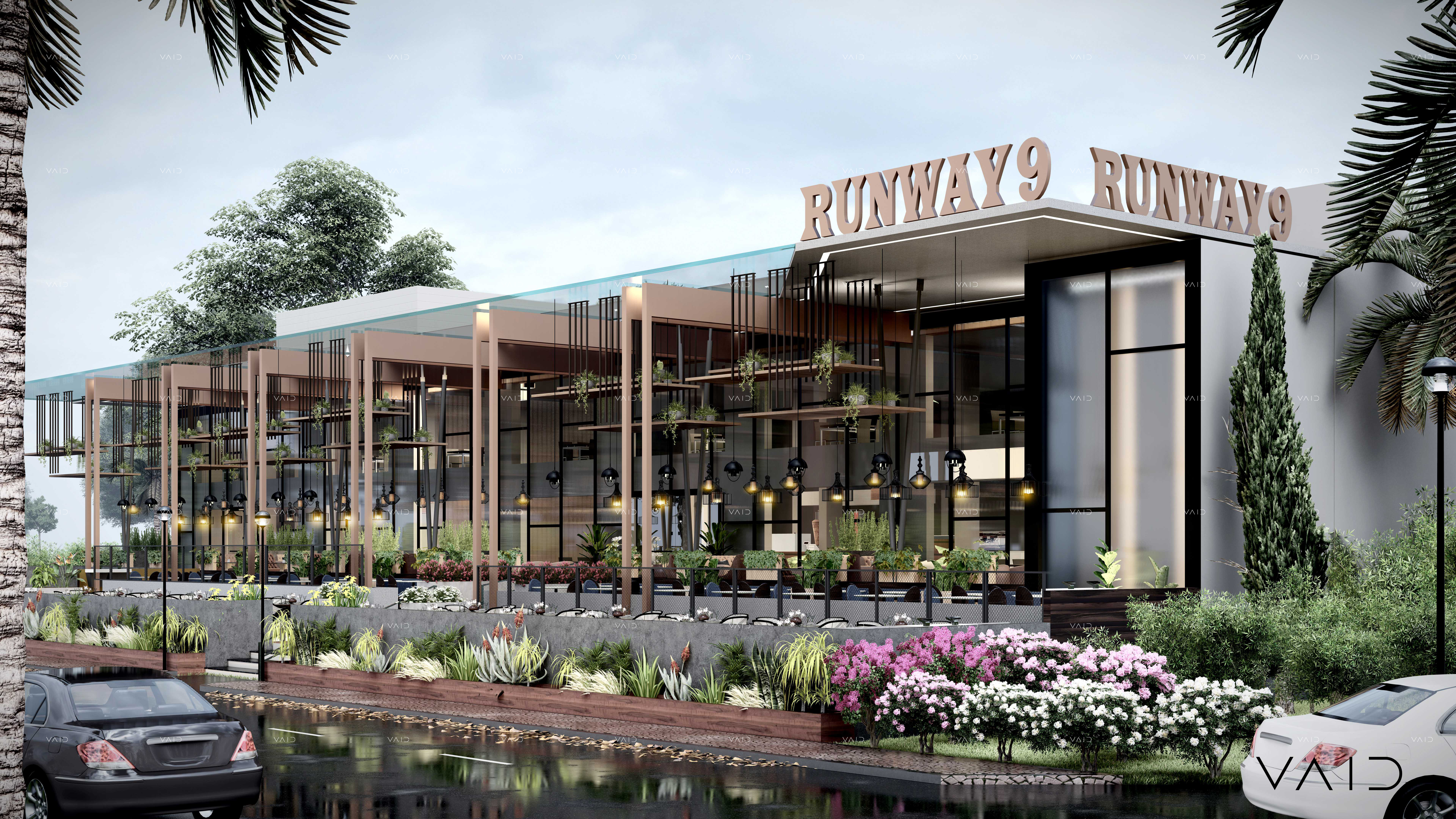 Restaurant landscape design Gajwel